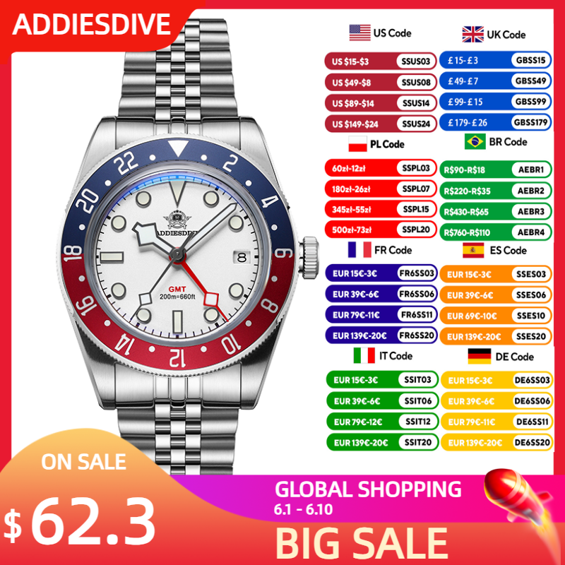 Anti Blue Light Film - ADDIESDIVE 39mm Men's Quartz Wristwatch Luxury