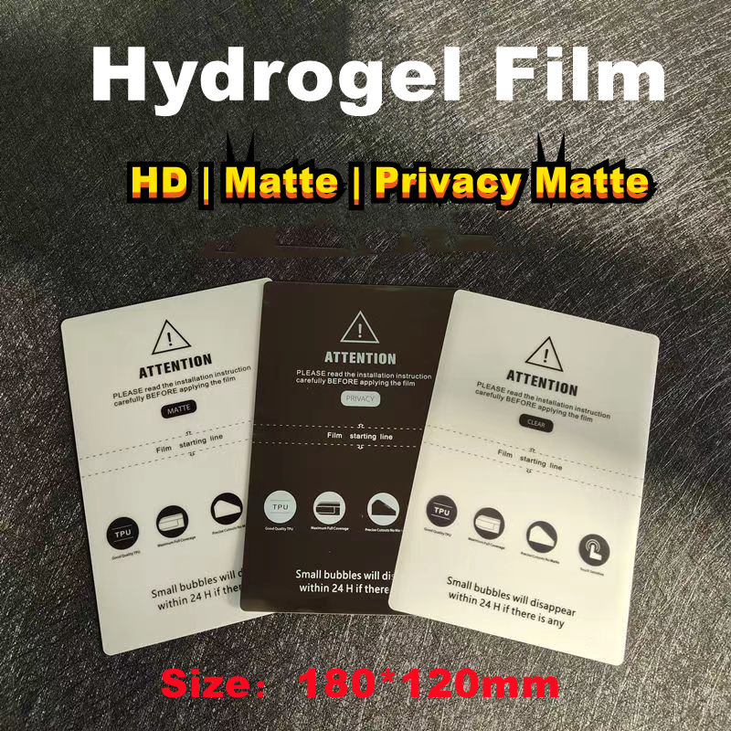 Screen Protector Cutter - 50PCS HD MATTE Privacy Frosted Protection