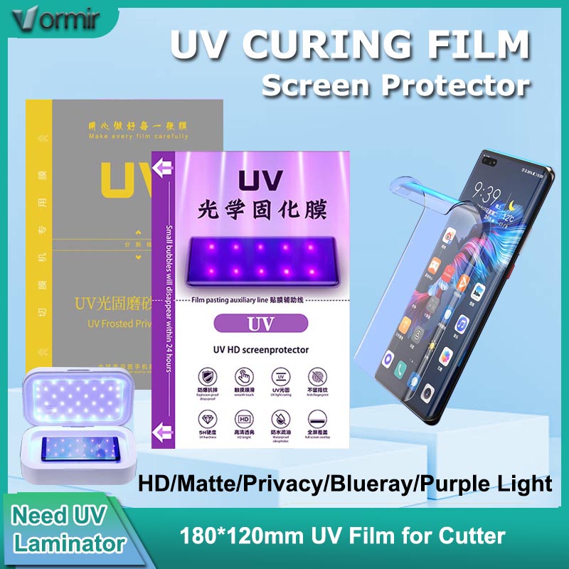 Screen Protector Cutter - VORMIR UV Glass Mobile Phone Screen