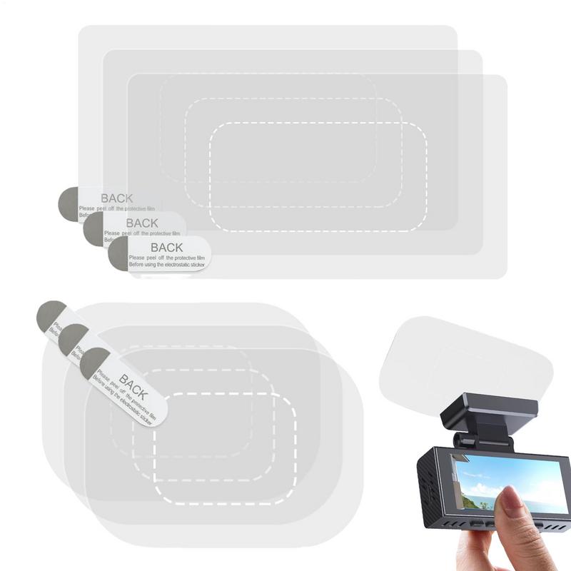 Glass Protector Auto - 6pcs Static Stickers For Dashcam HUD