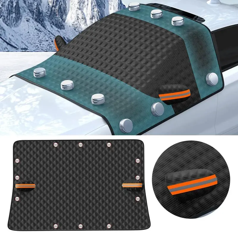 Glass Protector Auto - 1-2PCS Windshield Cover Car Thickened Magnetic