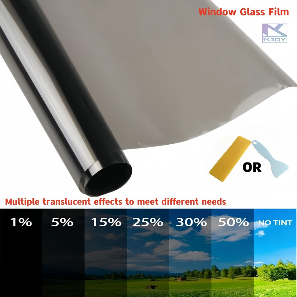 Glass Protector Auto - 3Mx50CM VLT Black Car Window Foils