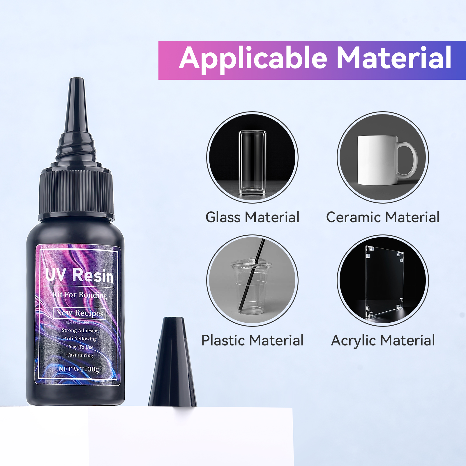 Liquid Uv Glue Kit - UV Bonding Welding Glue Kit Super