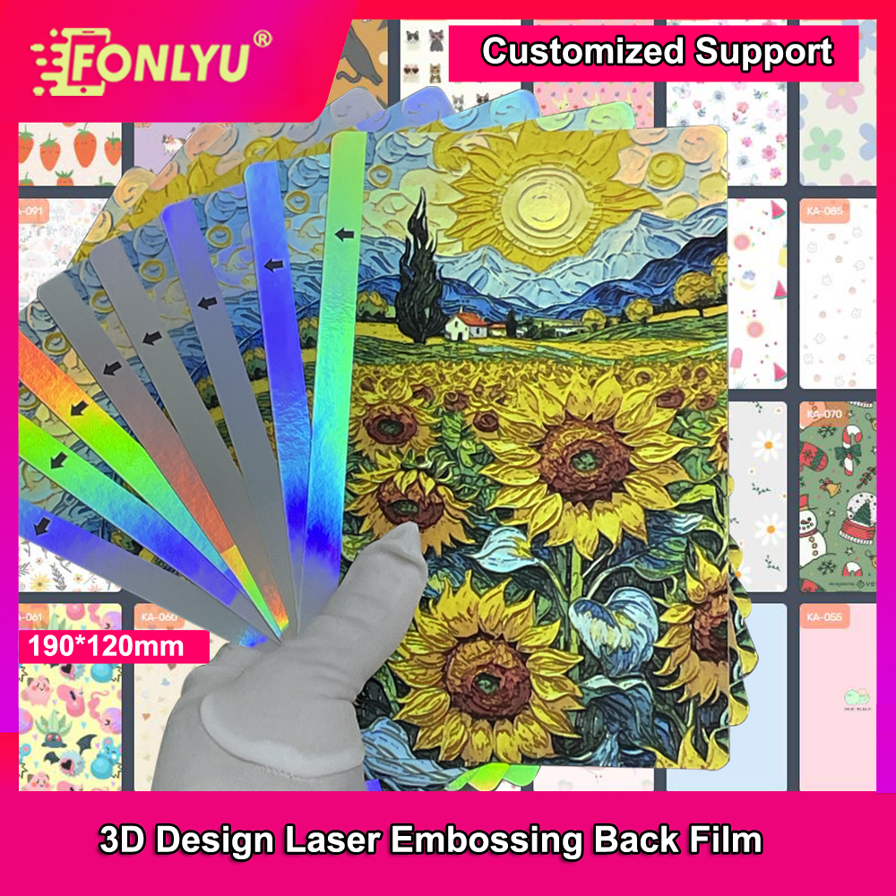 Flexible Tpu Film - Mix Patterns Back Sticker Rear Protective