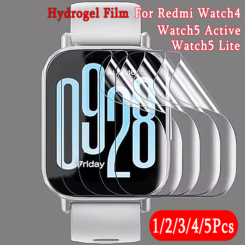 Hydrogel Screen Protector - 1-5Pcs Watch Hydrogel Film For Xiaomi