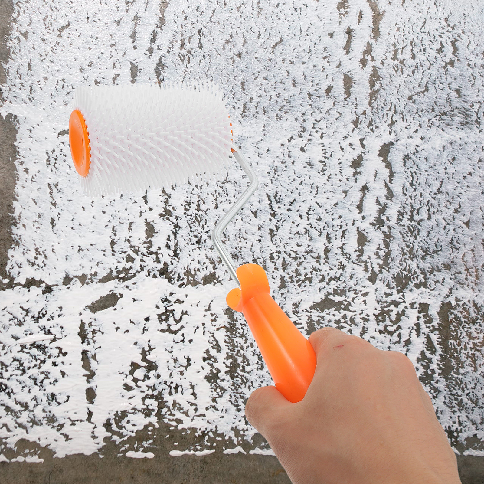 Air Bubble Remover - Self Leveling Spiked Roller Screed Spiked