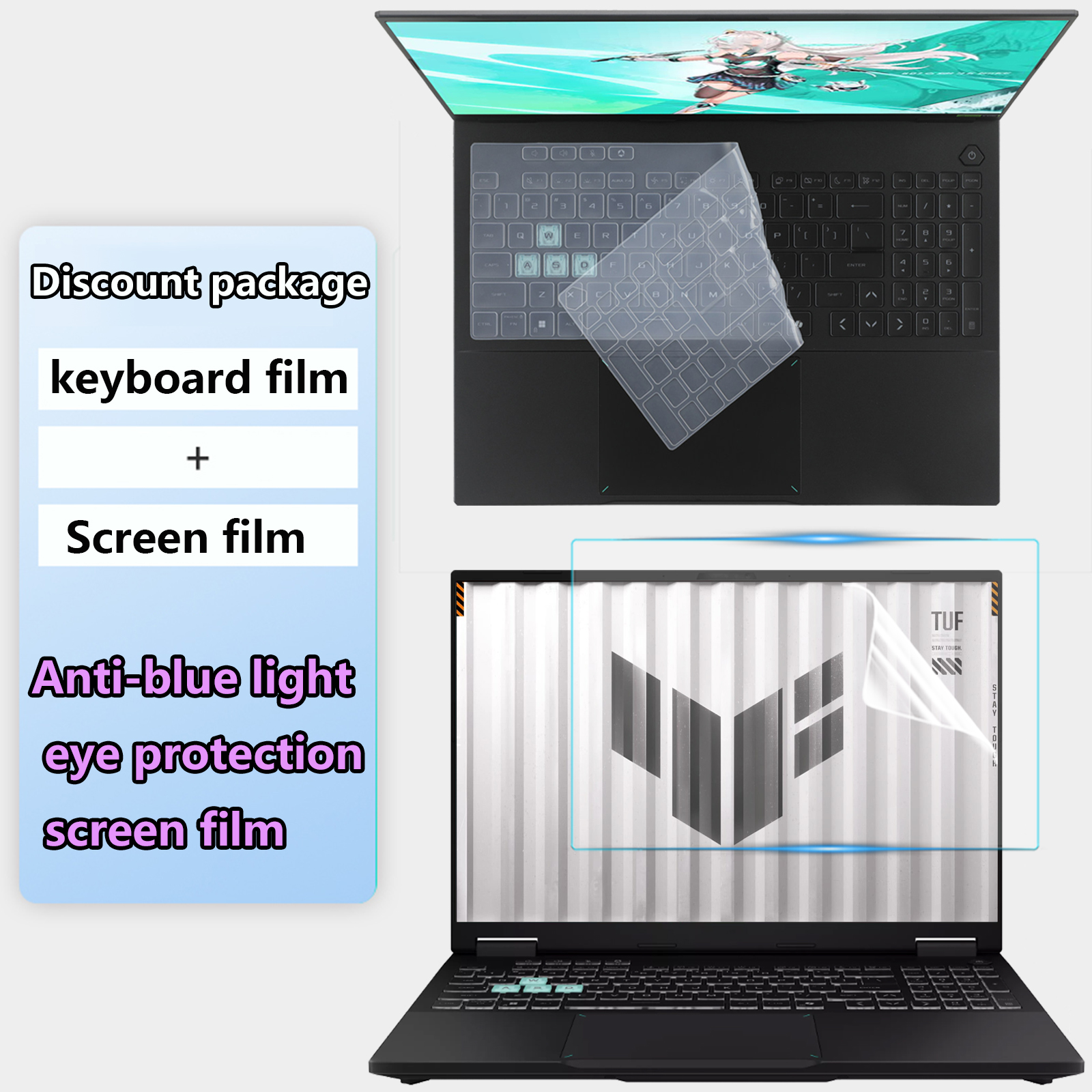 Matte Anti Glare Screen - For 18 inch ASUS TUF Gaming