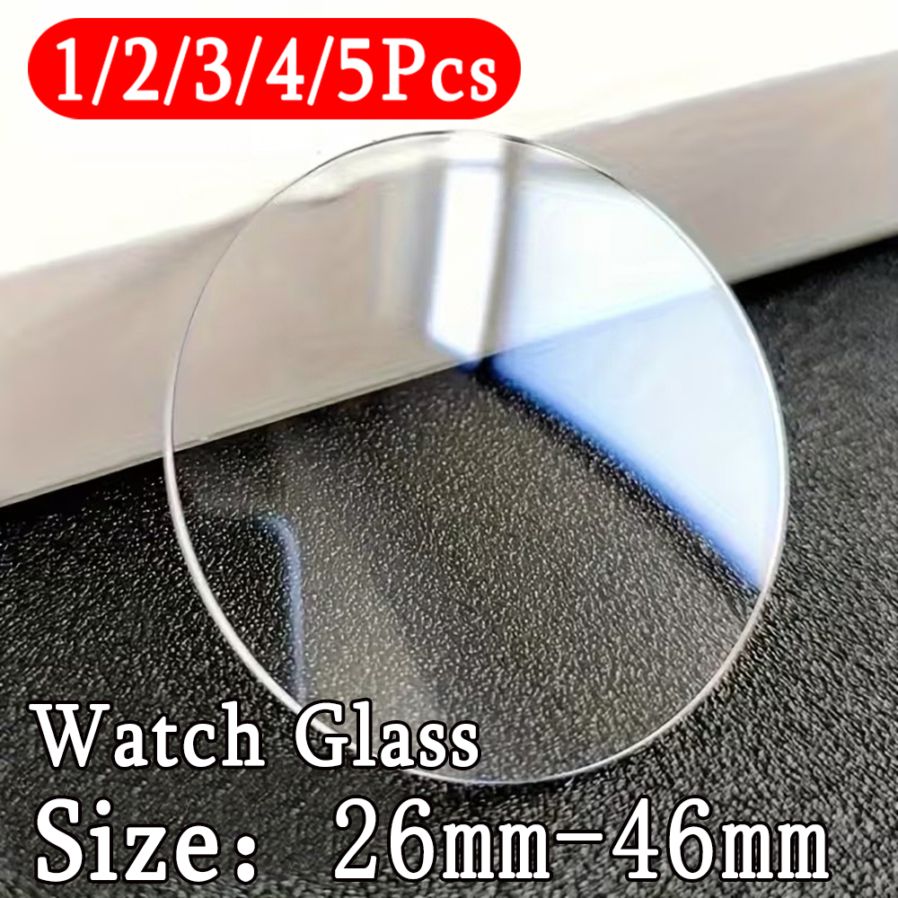 Smartwatch Screen Film - 26-46mm Universal Round Tempered Glass Smartwatch