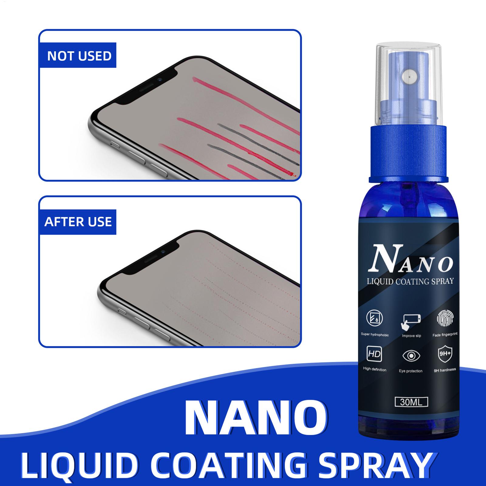 Oleophobic Coating Spray - Anti-Scratch Coating Protections Spray Hydrophobic Oleophobic