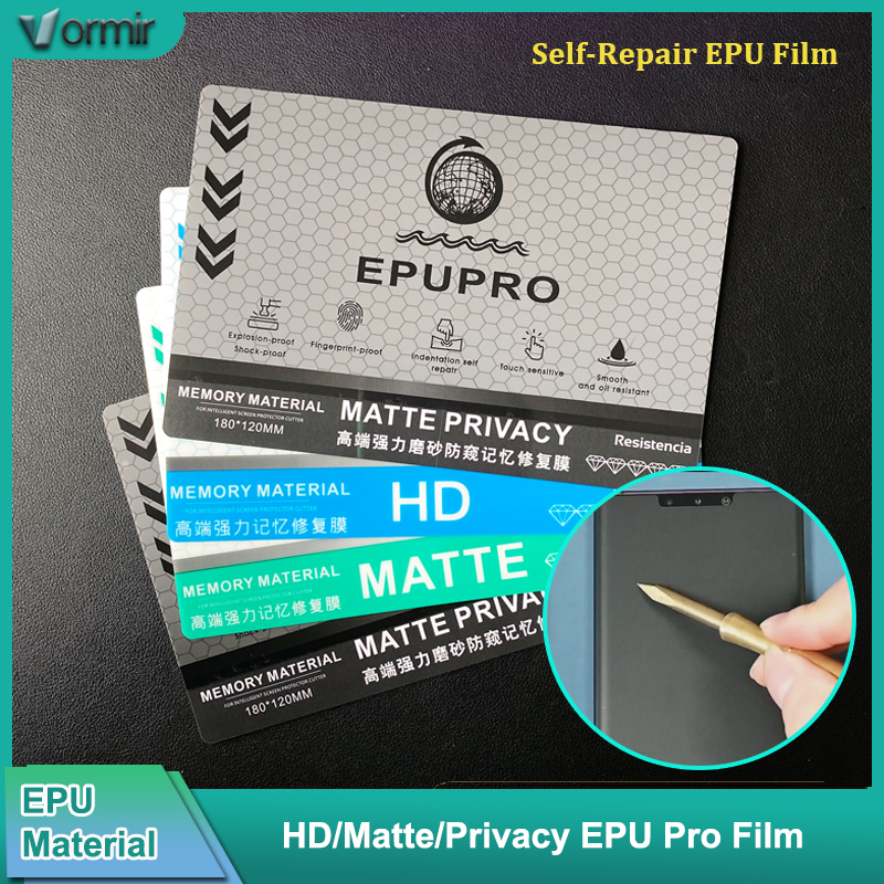 Screen Protector Cutter - Vormir 50pcs Matte Privacy EPU Pro