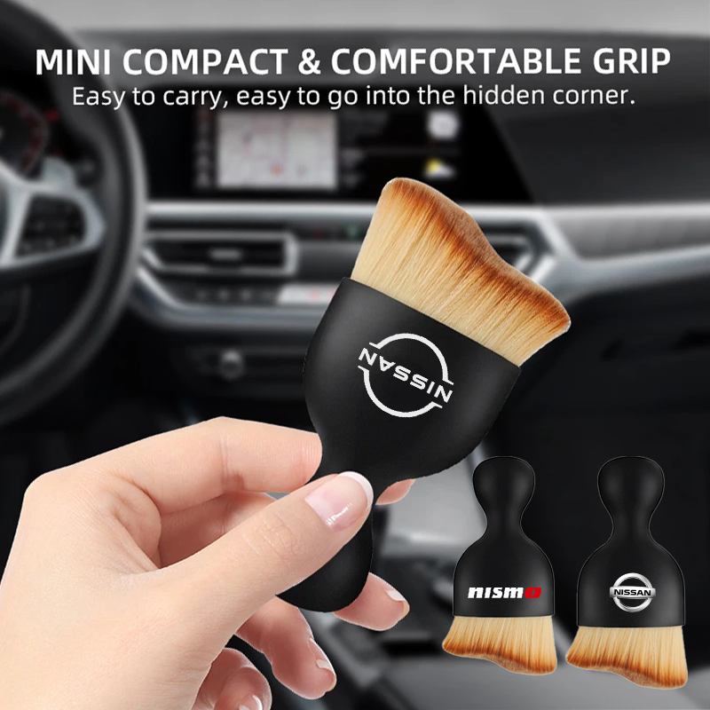 Dust Removal Sticker - Car Interior Cleaning Soft Brush Dust