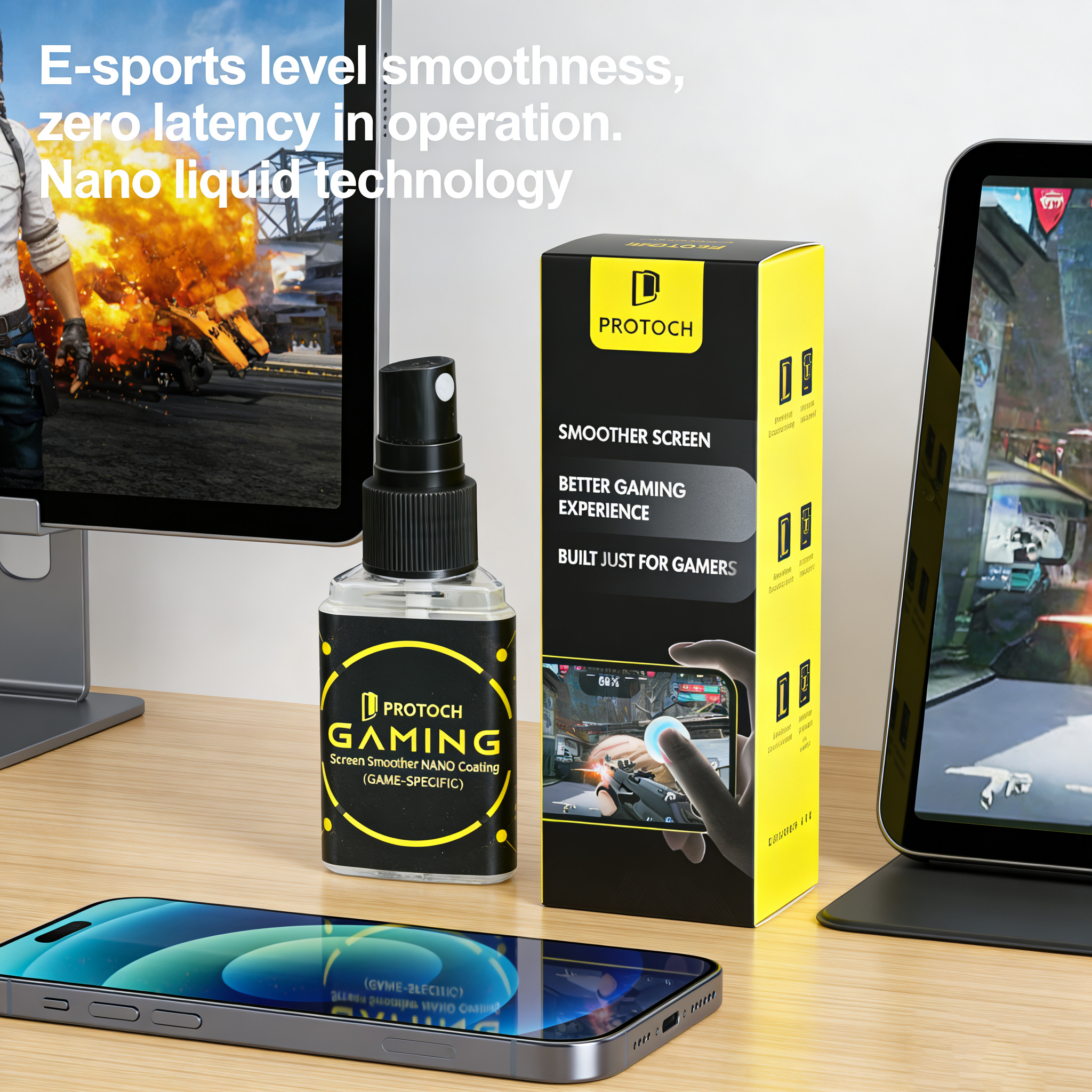 Oleophobic Coating Spray - Hi-Tech NANO Liquid Glass Screen Protector