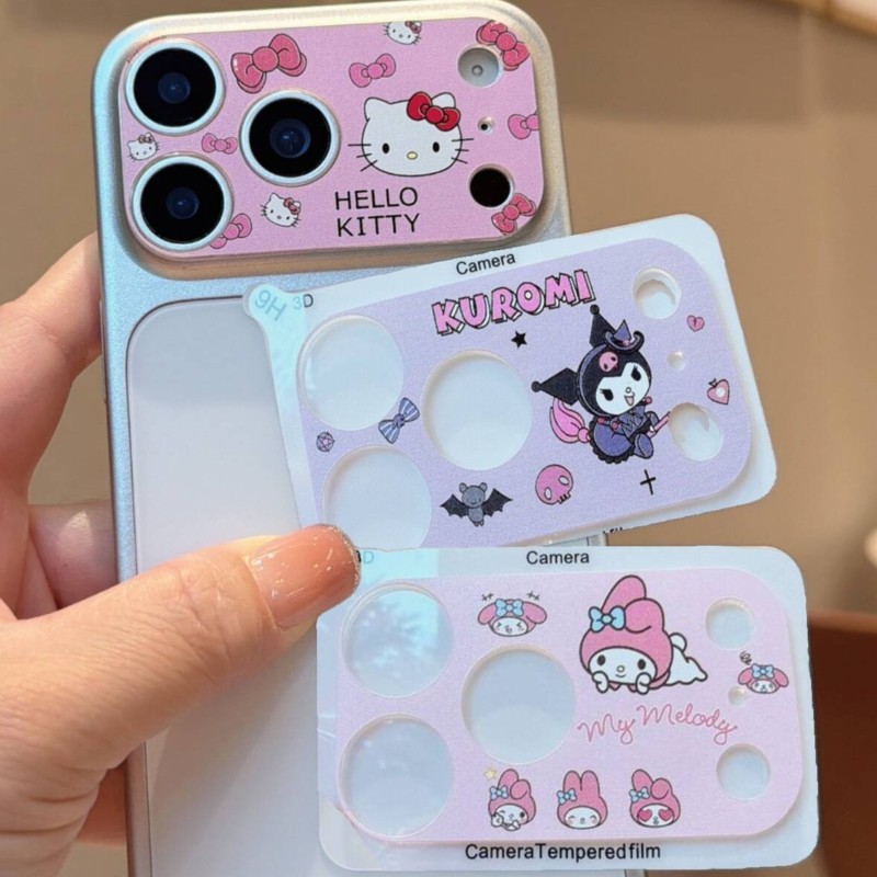 Tempered Glass Screen 9H - Sanrio Hello Kitty Kuromi Shimmer Powder