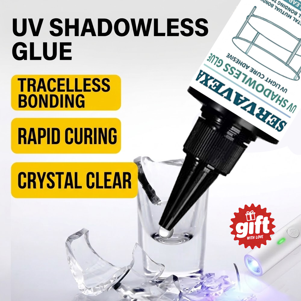 Liquid Uv Glue Kit - SERVAVEXA 110ml UV Light Cure Adhesive