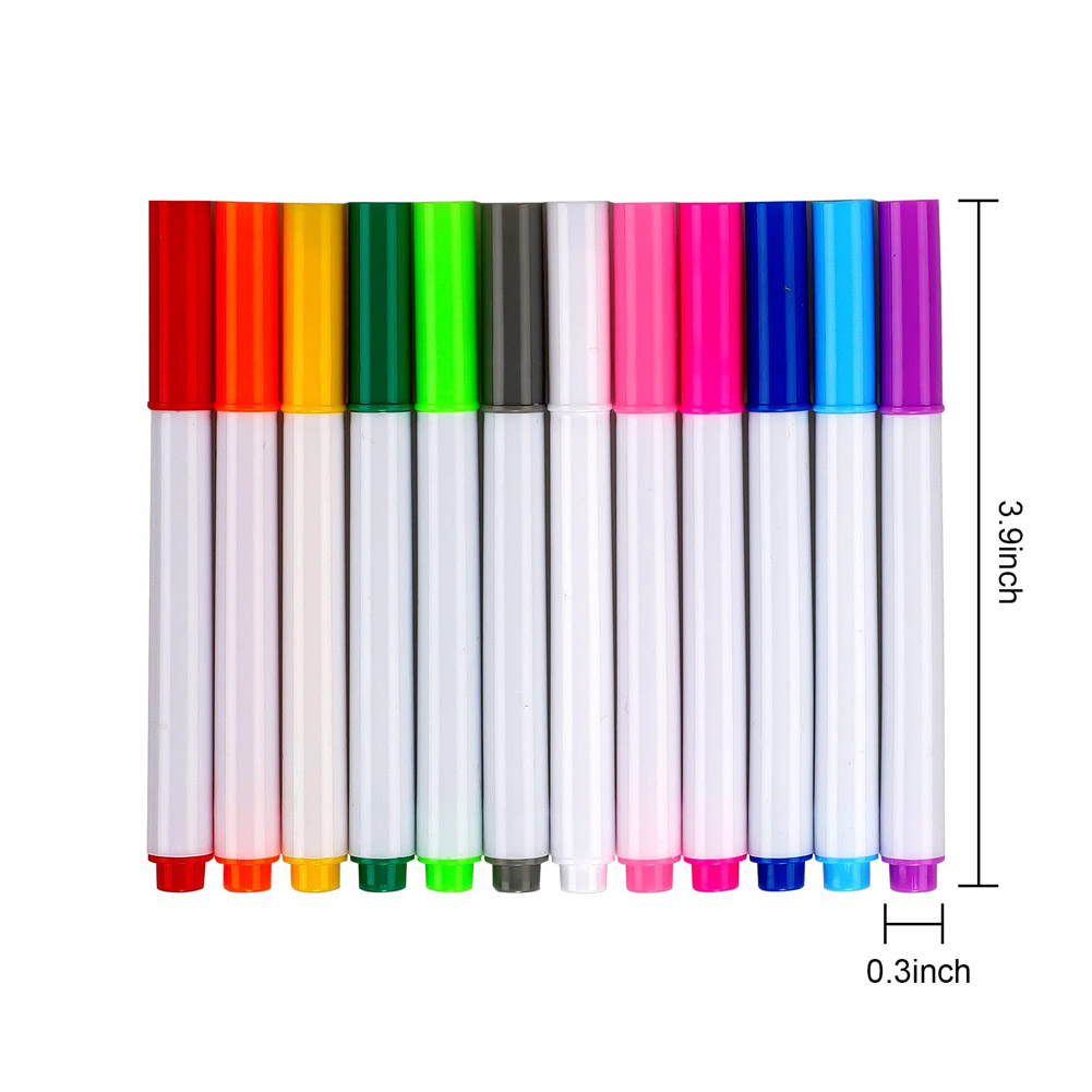 12 Colors Liquid Chalk Pens Fo - Dust Removal Sticker avaliação e preço