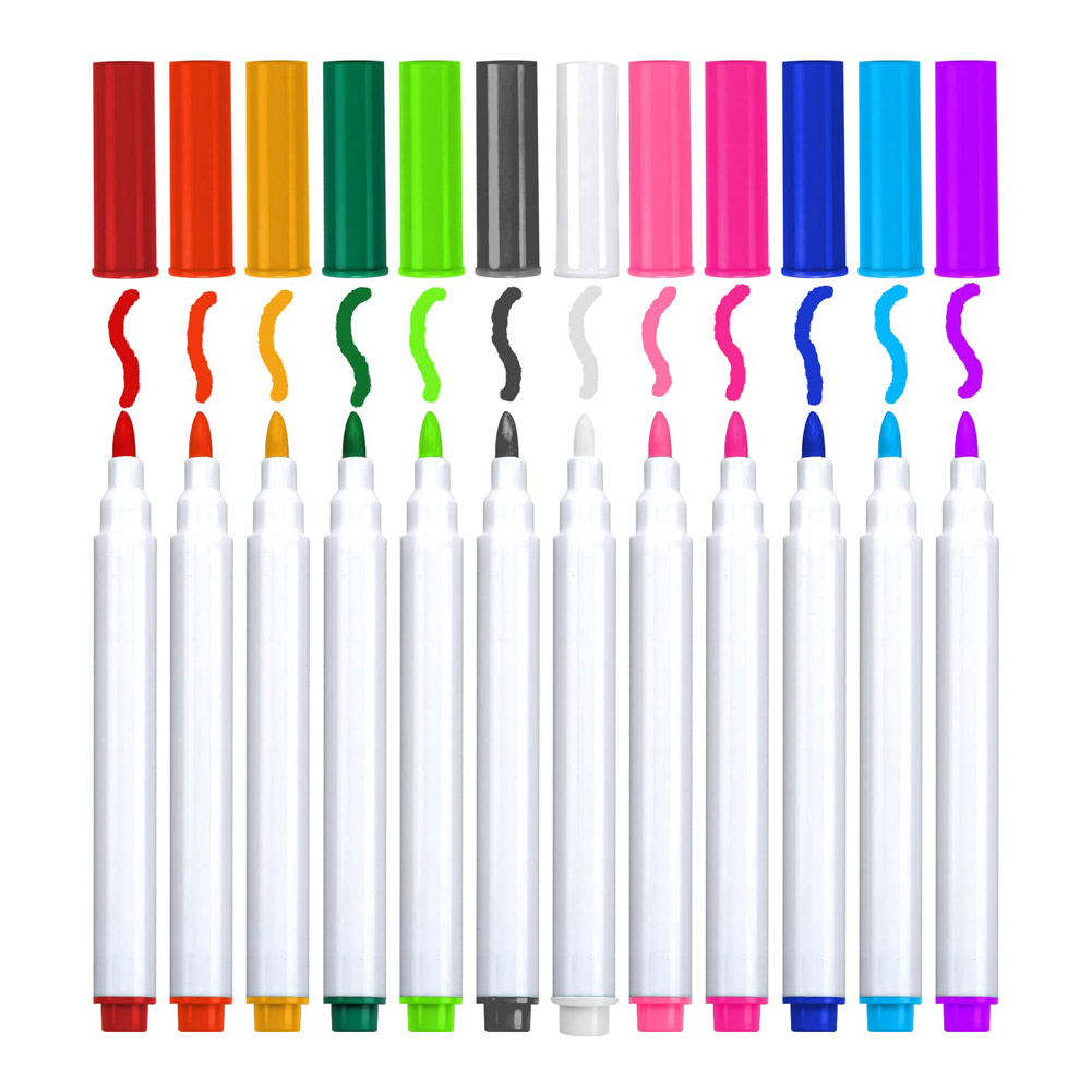 12 Colors Liquid Chalk Pens Fo - Dust Removal Sticker avaliação e preço