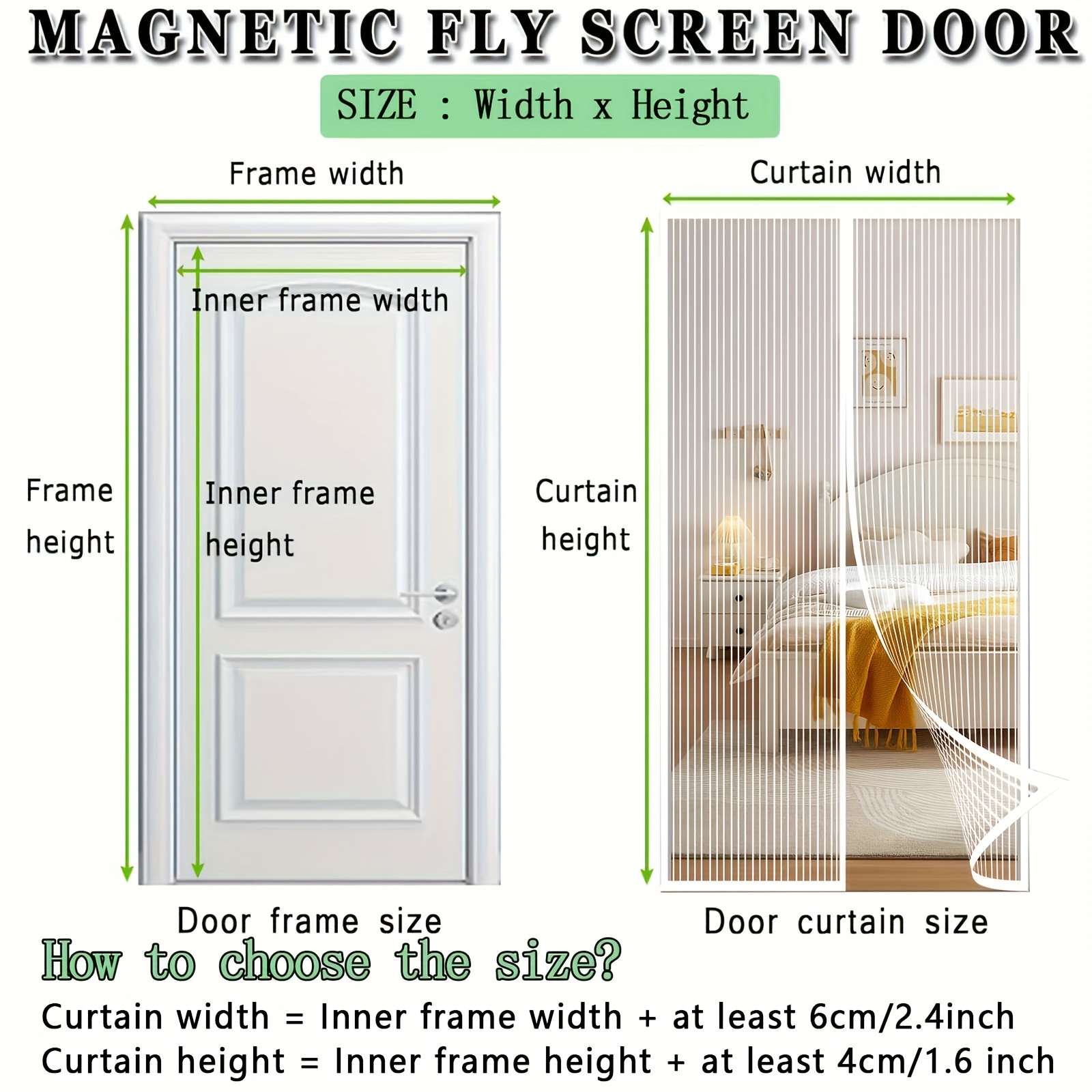 Auto-Close Magnetic Mosquito D - Privacy Screen Protector avaliação e preço