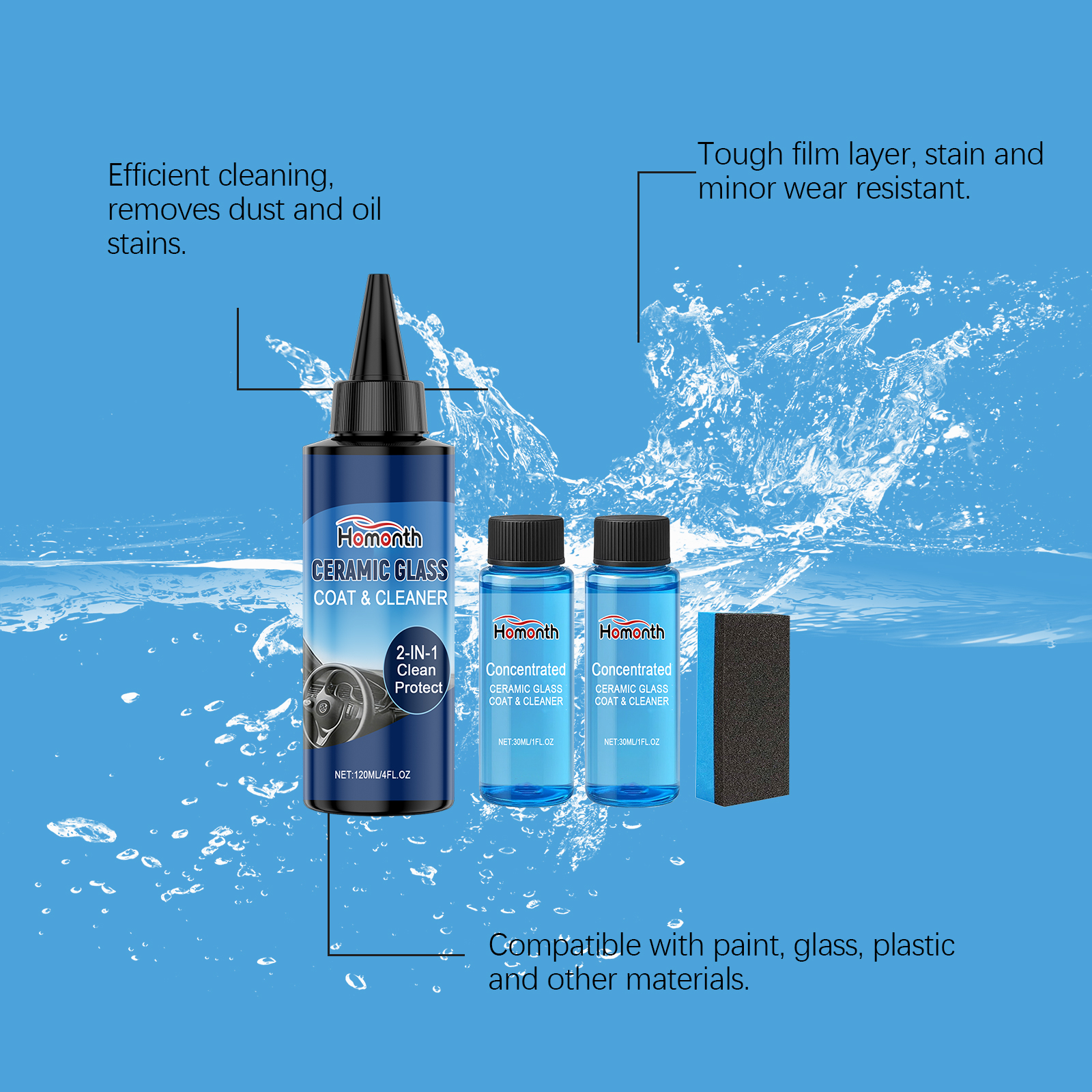 Graphene Ceramic Coating Kit H - Nano Liquid Coating avaliação e preço