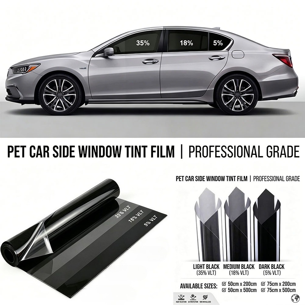 2m/5m 5/18/35 Percent VLT Car  - Glass Protector Auto avaliação e preço
