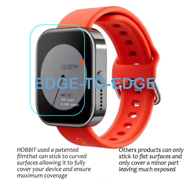 HD Clear TPU Hydraulic Screen  - Smartwatch Screen Film avaliação e preço