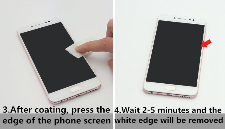 Tempered Glass White Edge Elim - Oleophobic Coating Spray avaliação e preço