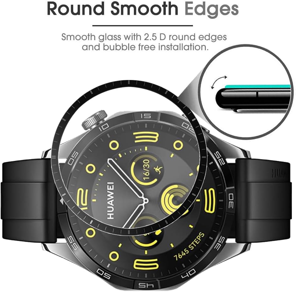 3D Film for Huawei Watch GT5Pr - Curved Edge Screen avaliação e preço