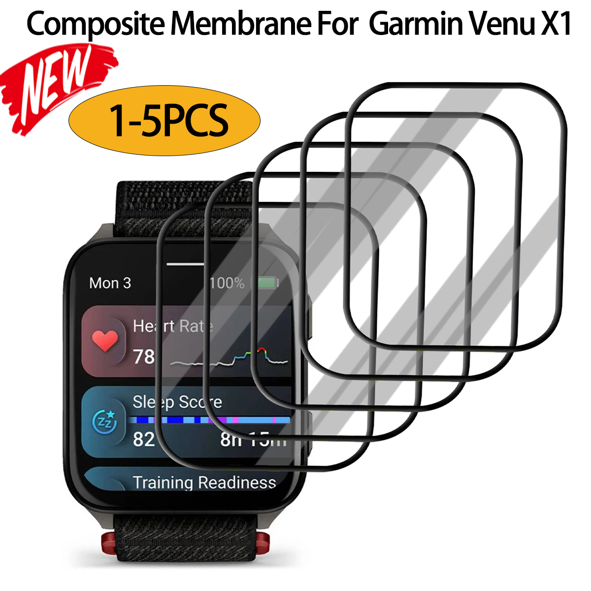 Anti-scratch Film For Garmin V - Curved Edge Screen avaliação e preço