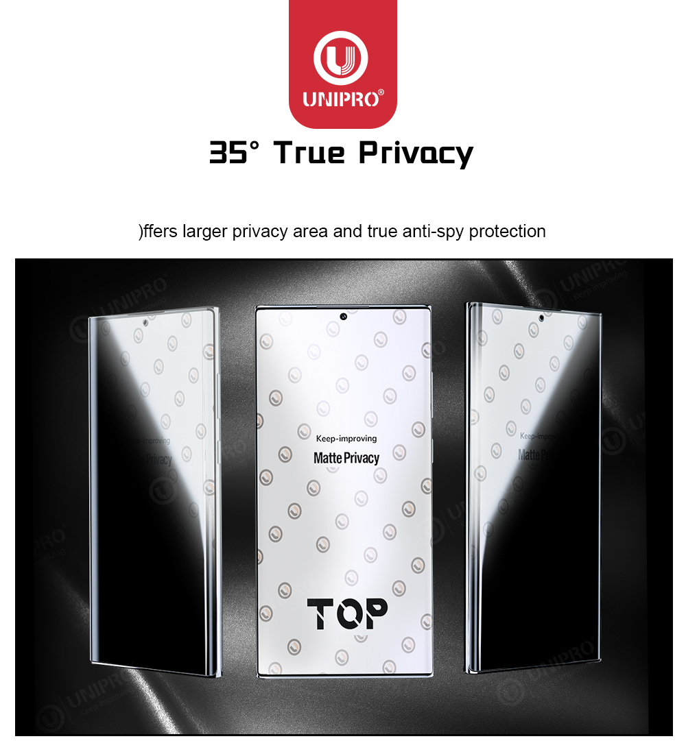 UNIPRO 50Pcs Full Coverage Ant - Flexible Tpu Film avaliação e preço
