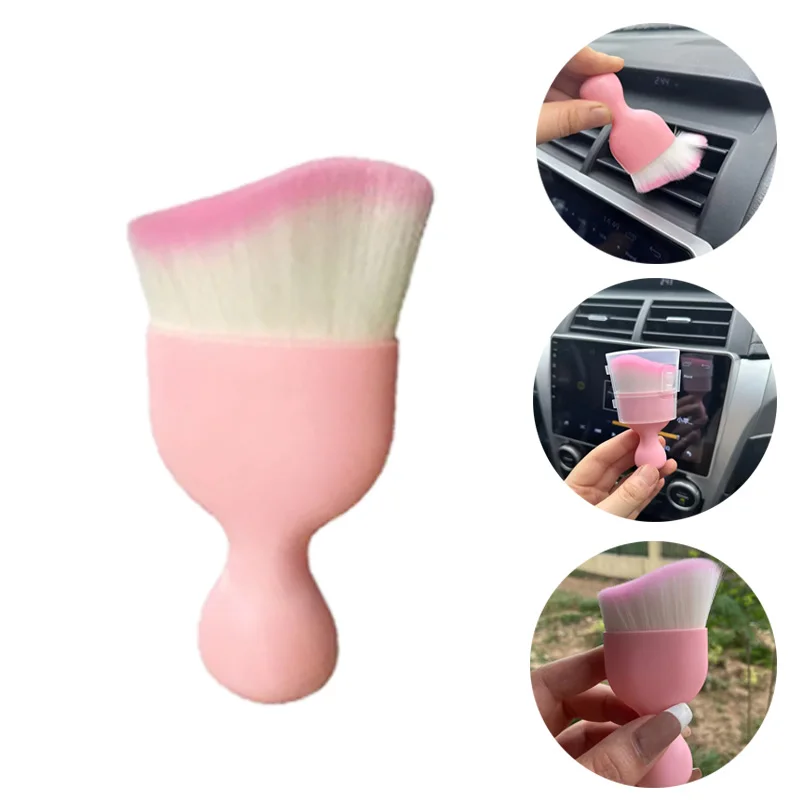 1/3/5PCS Pink Car Dust Removal - Dust Removal Sticker avaliação e preço