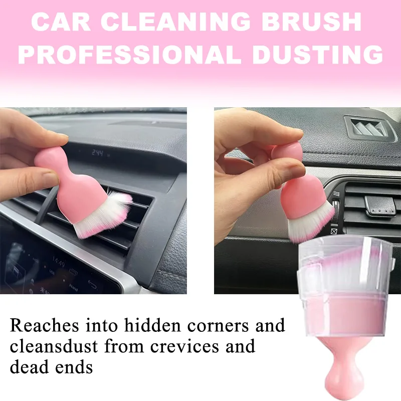 1/3/5PCS Pink Car Dust Removal - Dust Removal Sticker avaliação e preço
