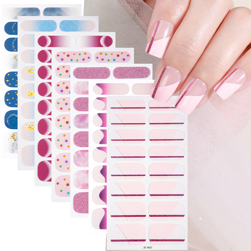 16Tips Marble Gradient Starry  - Full Cover Adhesive avaliação e preço