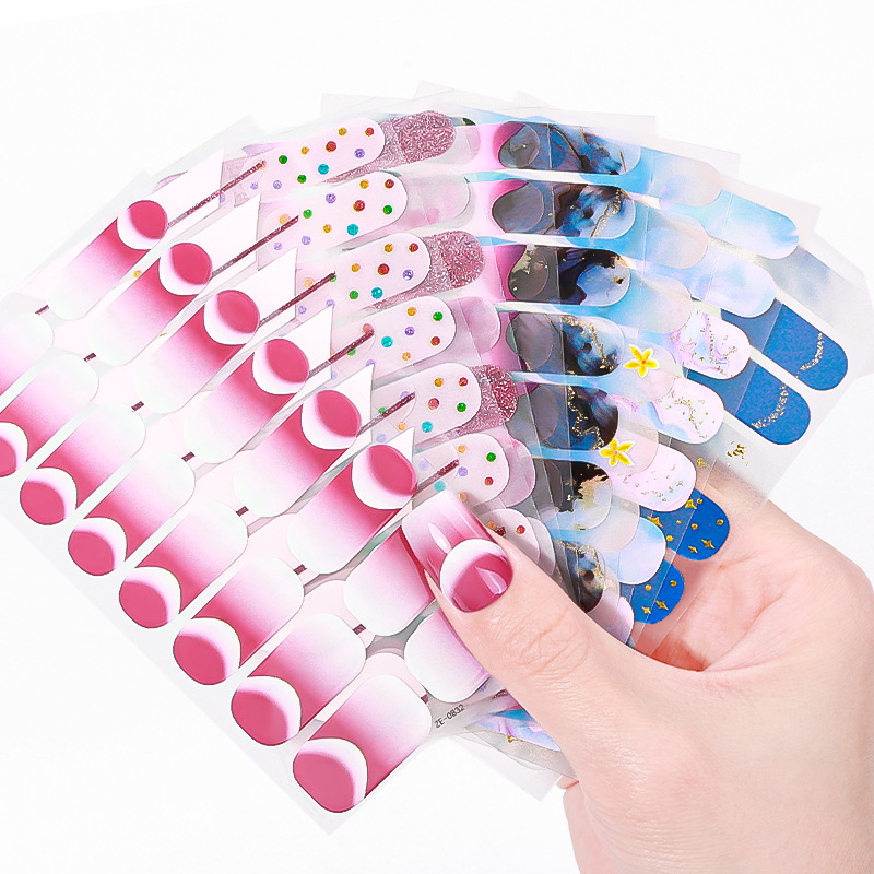 16Tips Marble Gradient Starry  - Full Cover Adhesive avaliação e preço