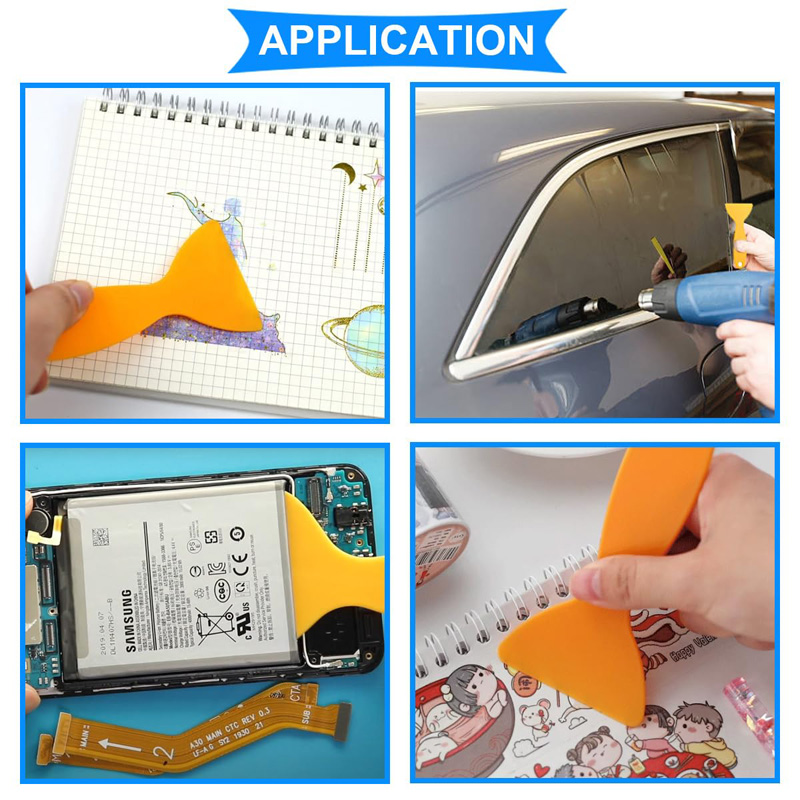 6/12pcs Plastic Scraper Car Au - Air Bubble Remover avaliação e preço