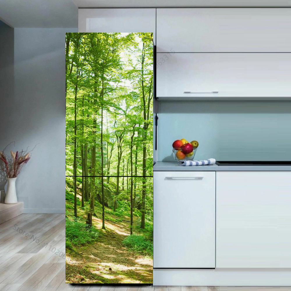 Seaside Beach Fridge Sticker D - Full Cover Adhesive avaliação e preço