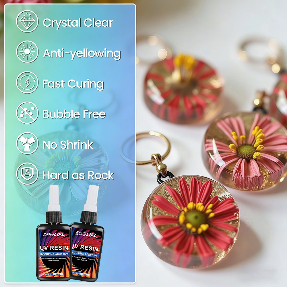 LOOLIFL UV Resin Kit With Mini - Liquid Uv Glue Kit avaliação e preço