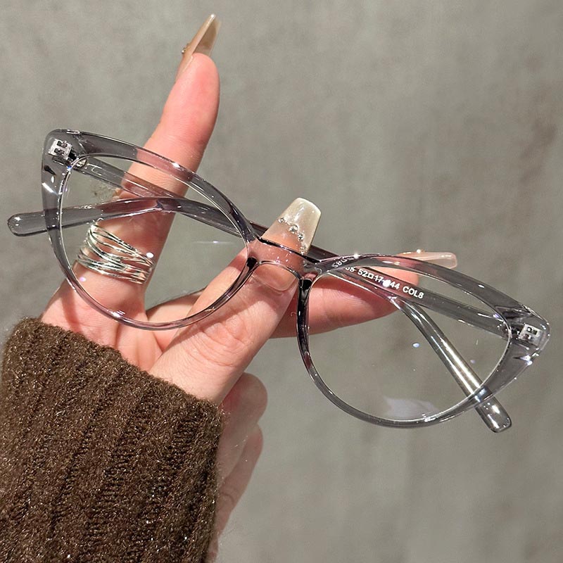 Small Cat Eye Eyeglasses Women - Anti Blue Light Film avaliação e preço
