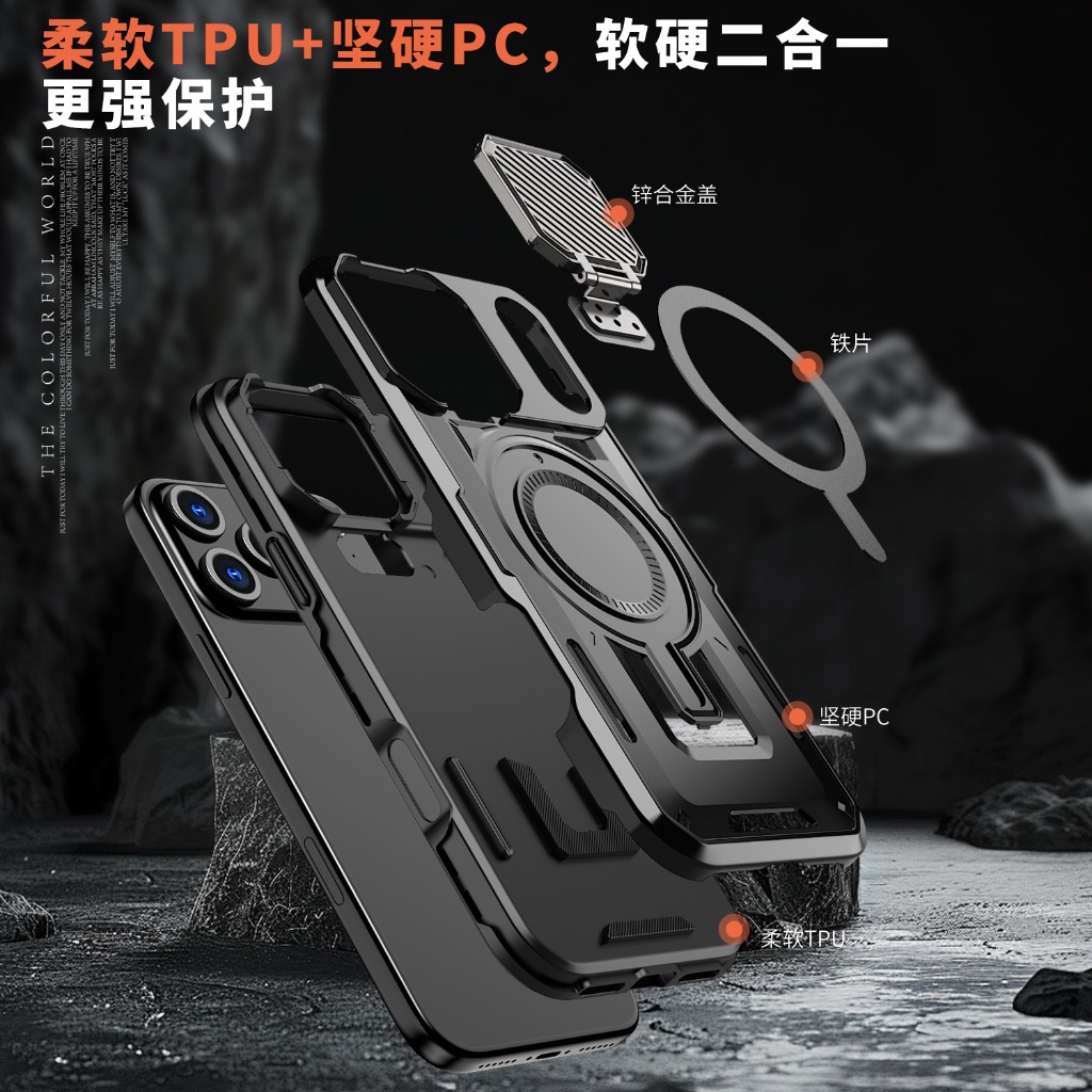 Rugged Armor Magnetic Phone Ca - Camera Lens Protector avaliação e preço
