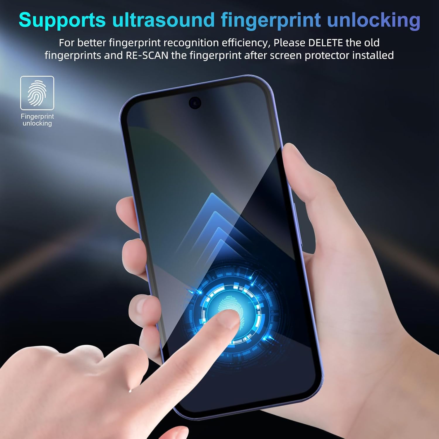 [2 Pack][Fingerprint Unlock Su - Privacy Filter 2Pack avaliação e preço