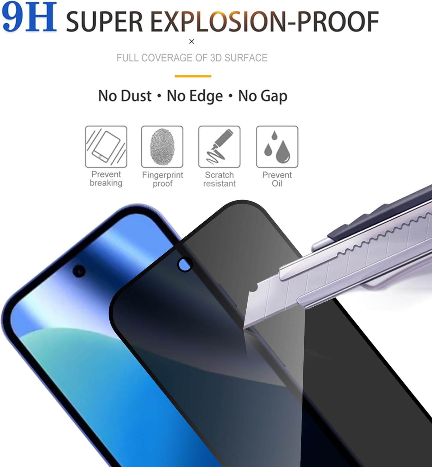 [2 Pack][Fingerprint Unlock Su - Privacy Filter 2Pack avaliação e preço