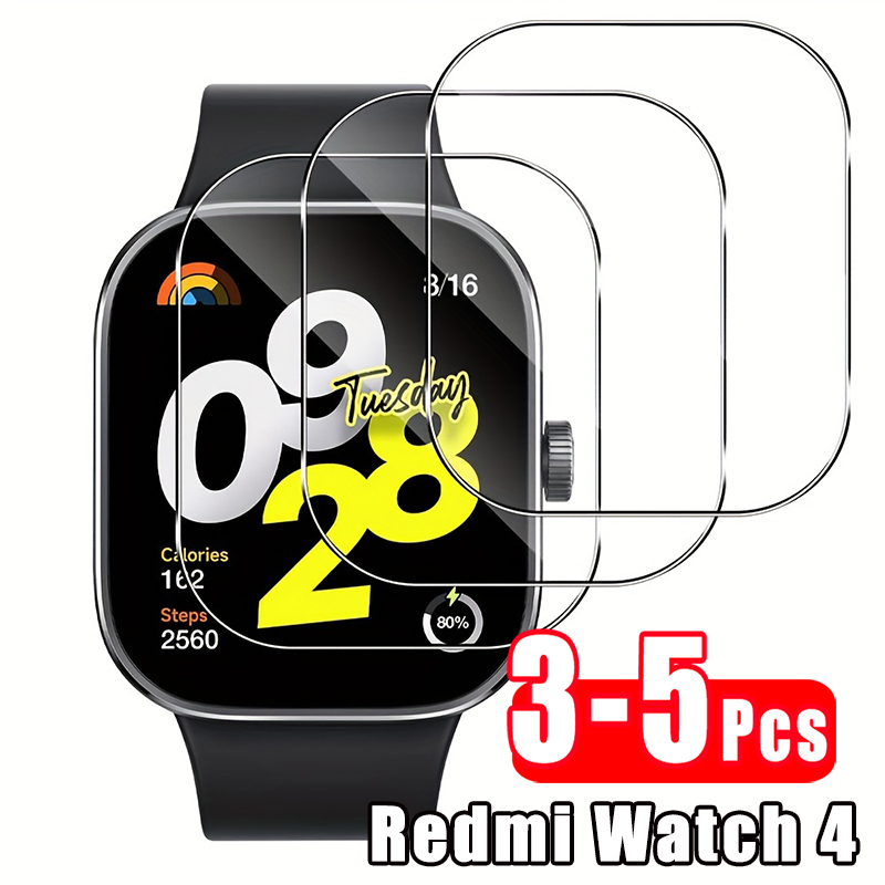 3-5Pcs Premium Tempered Glass  - Smartwatch Screen Film avaliação e preço