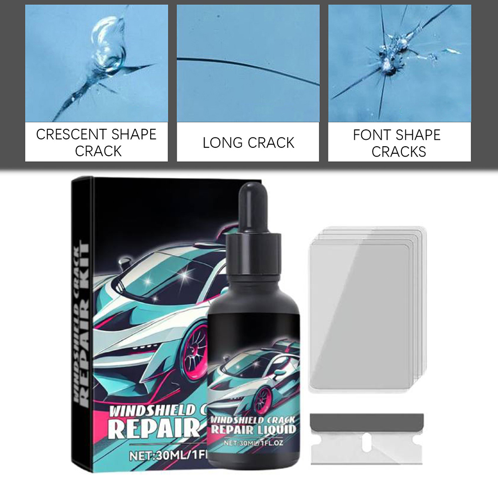 Cracked Glass Scratch Repair K - Liquid Uv Glue Kit avaliação e preço