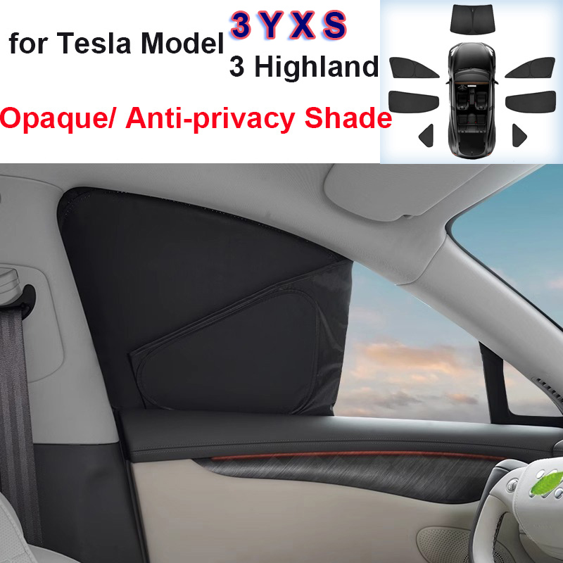 Car Sunshade for Tesla Model 3 - Privacy Screen Protector avaliação e preço