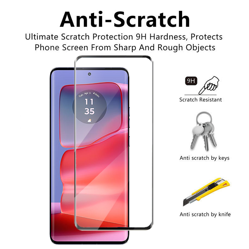 2/4PCS 3D Curved Edge Glass Fo - Curved Edge Screen avaliação e preço