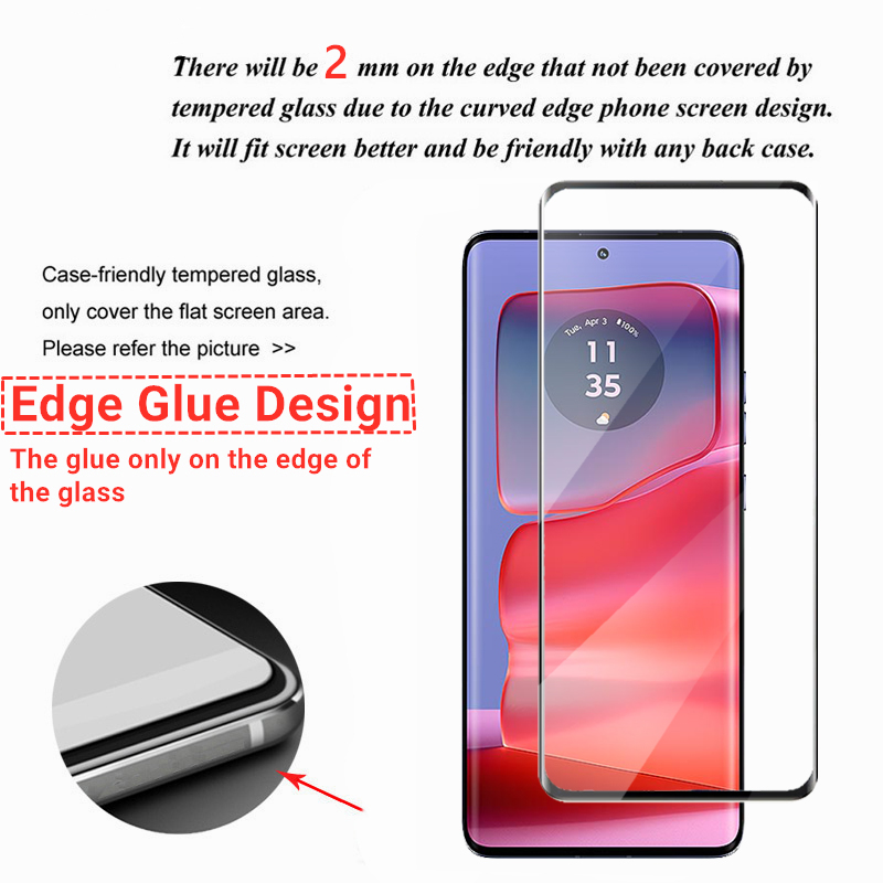 2/4PCS 3D Curved Edge Glass Fo - Curved Edge Screen avaliação e preço