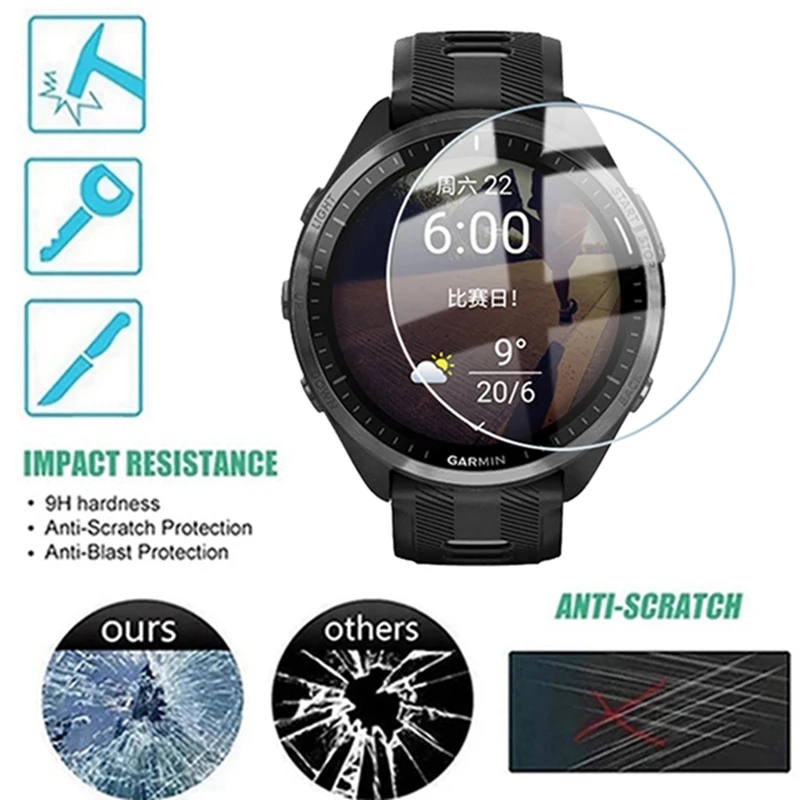 Tempered Glass For Garmin Fore - Tempered Glass Screen 9H avaliação e preço