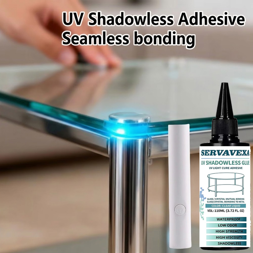 Clear UV Glue Kit 110ml with C - Liquid Uv Glue Kit avaliação e preço