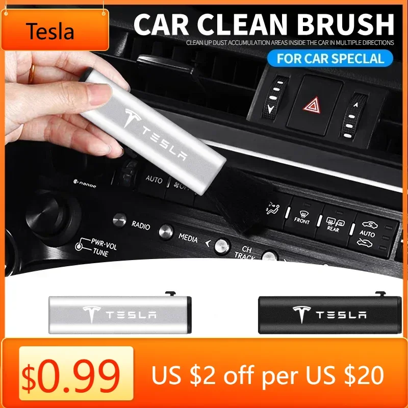 Car Sticker Tesla Car Interior - Dust Removal Sticker avaliação e preço