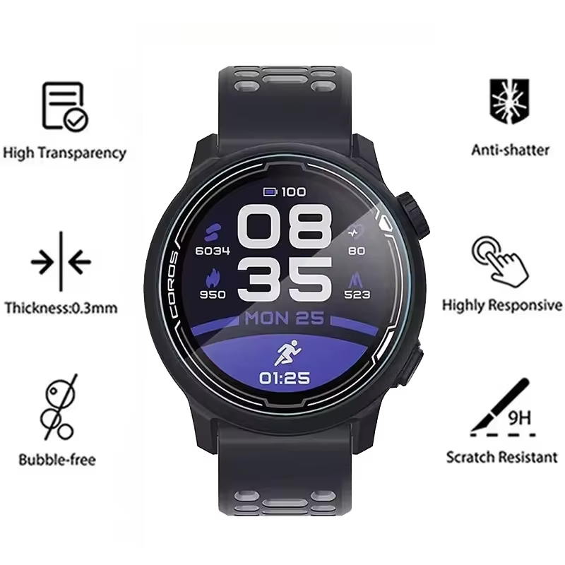 HD Clear Soft Film for Coros P - Smartwatch Screen Film avaliação e preço