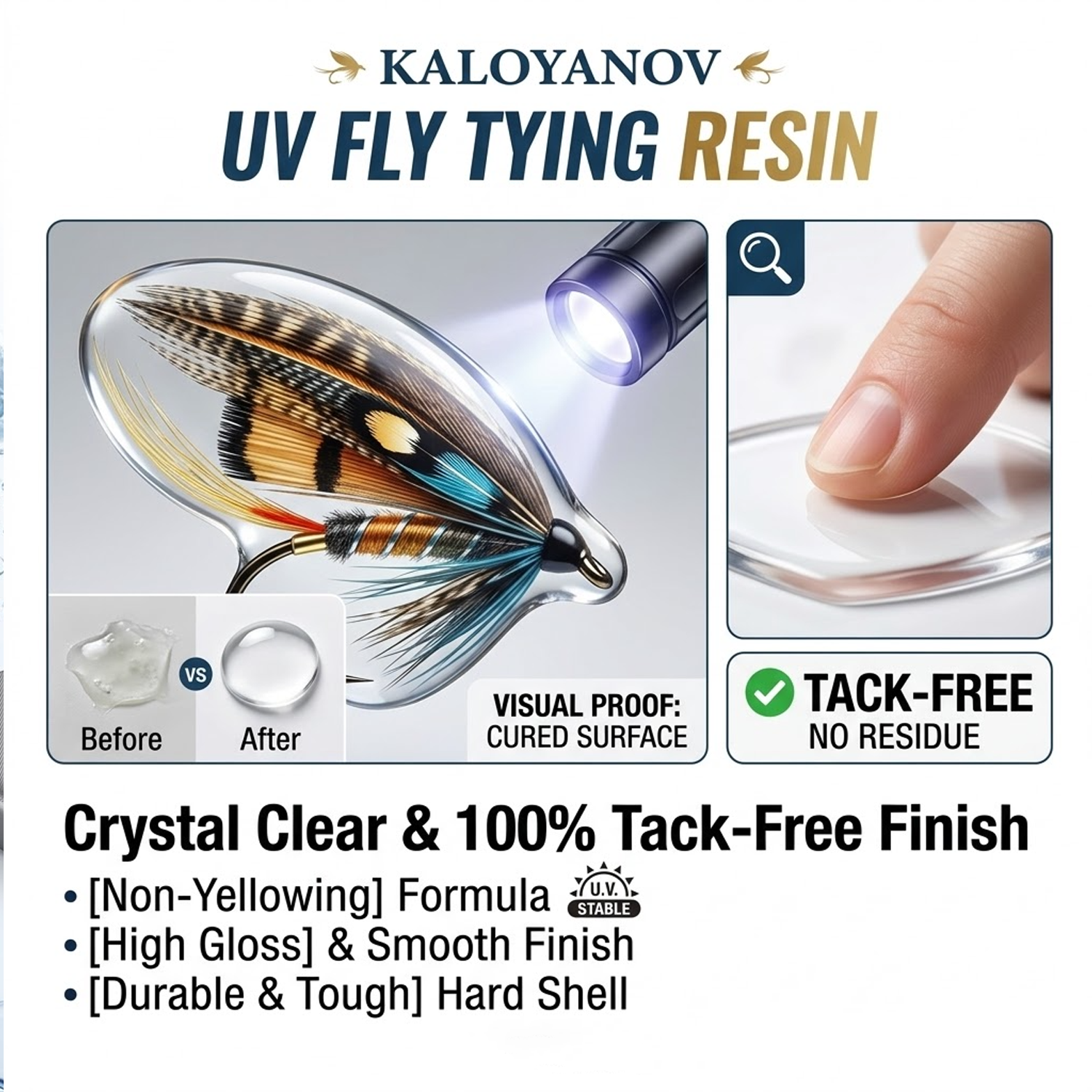 UV Resin Fly Tying Kit with US - Liquid Uv Glue Kit avaliação e preço