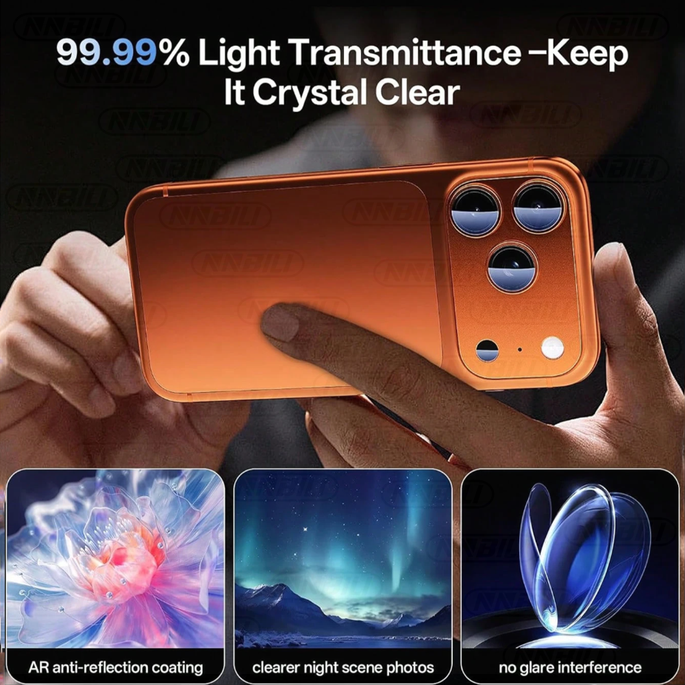 NNBILI 2Pcs For IPhone 17 Pro  - Tempered Glass Screen 9H avaliação e preço